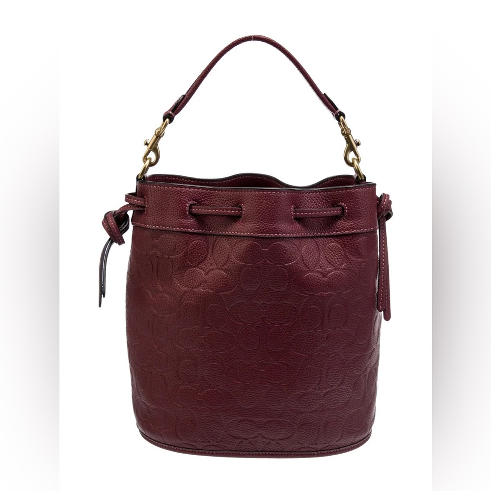 COACH LEATHER BUCKET BAG